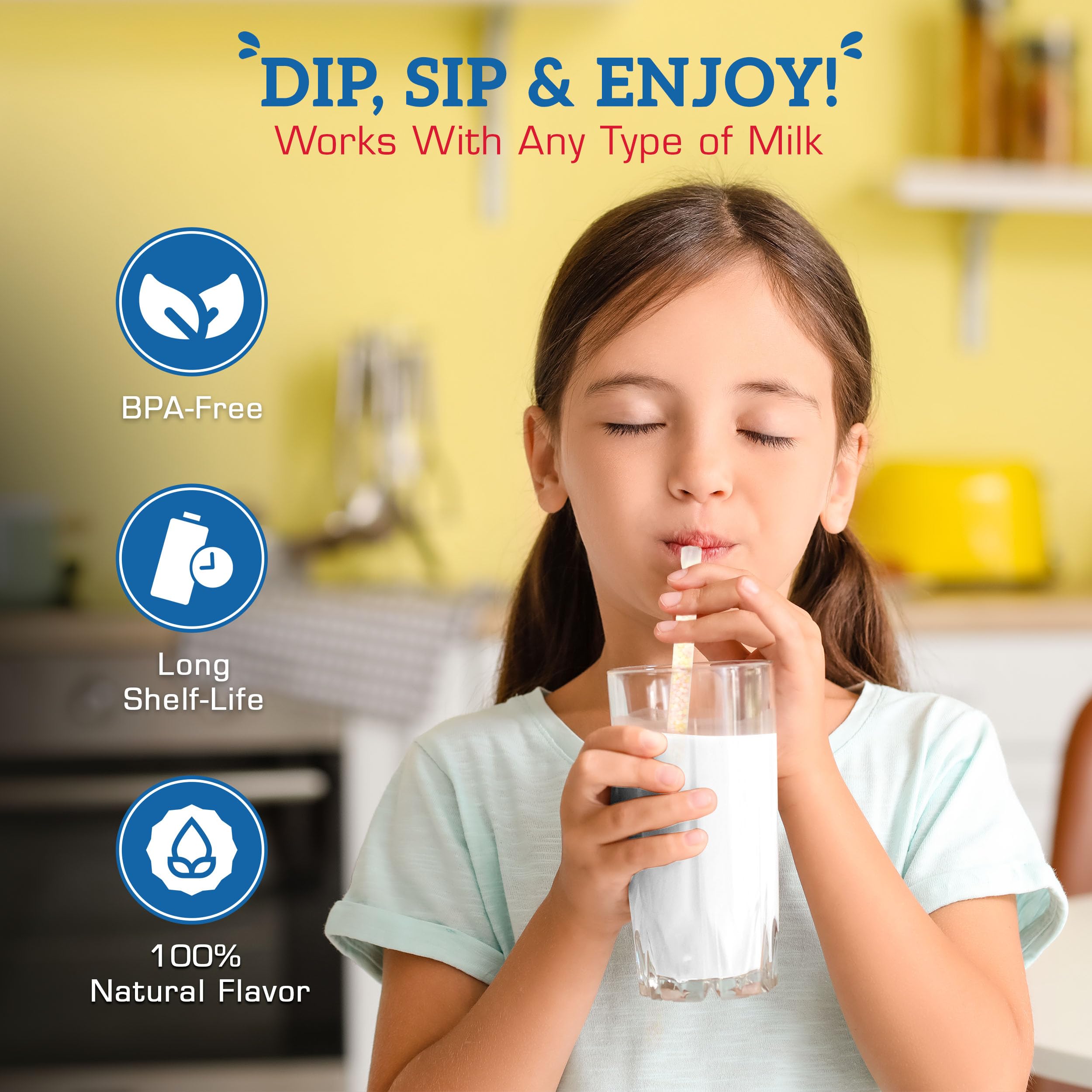 Milky Sip cookies-and-cream-straw brightens milk with dessert notes