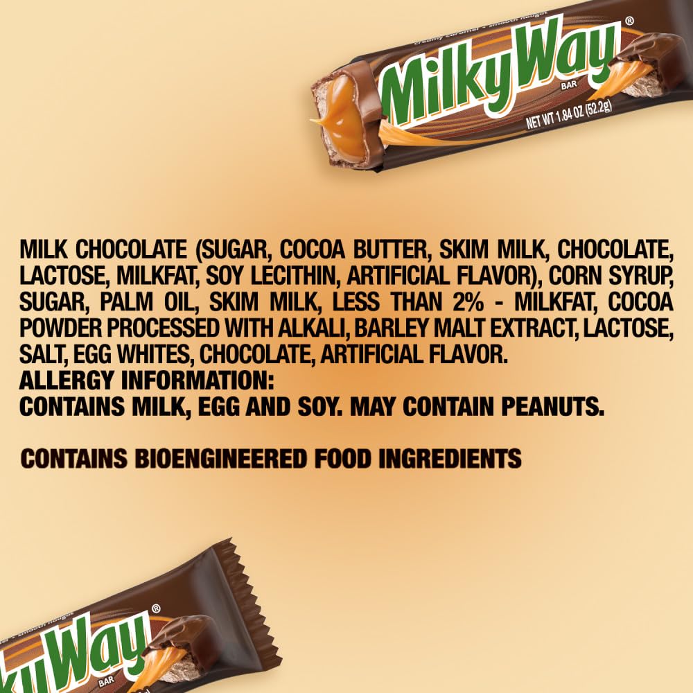 Halloween gift baskets enhanced by Milky Way milk chocolate bars.