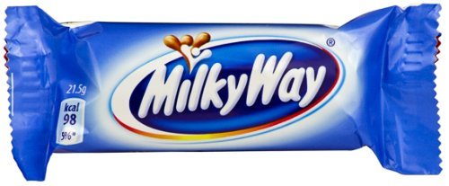 Milky Way European chocolate bars, pack of 10, a convenient snack for on-the-go indulgence.