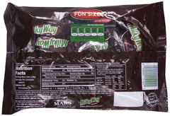 Milky Way Fun Size bar being enjoyed as a quick school-day treat.