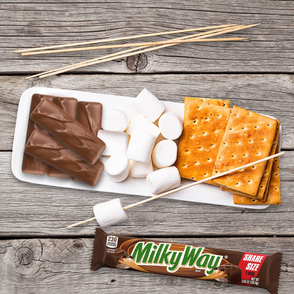 Milky Way packaging showing 24-pack bulk box for easy event planning.