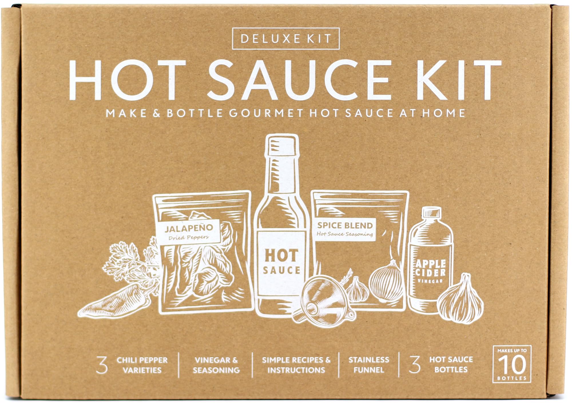 Millhouse Spice Co premium gift box with 16 labels for customization.