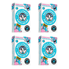 Milliways Bubblemint packaging shown, plastic-free design supports eco-friendly choices.