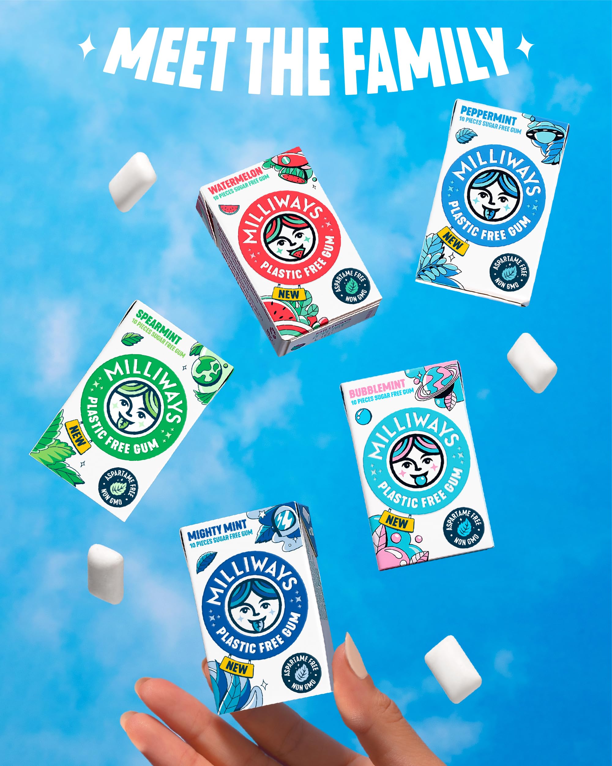 Milliways Plant-based ingredients visual communicates natural composition.