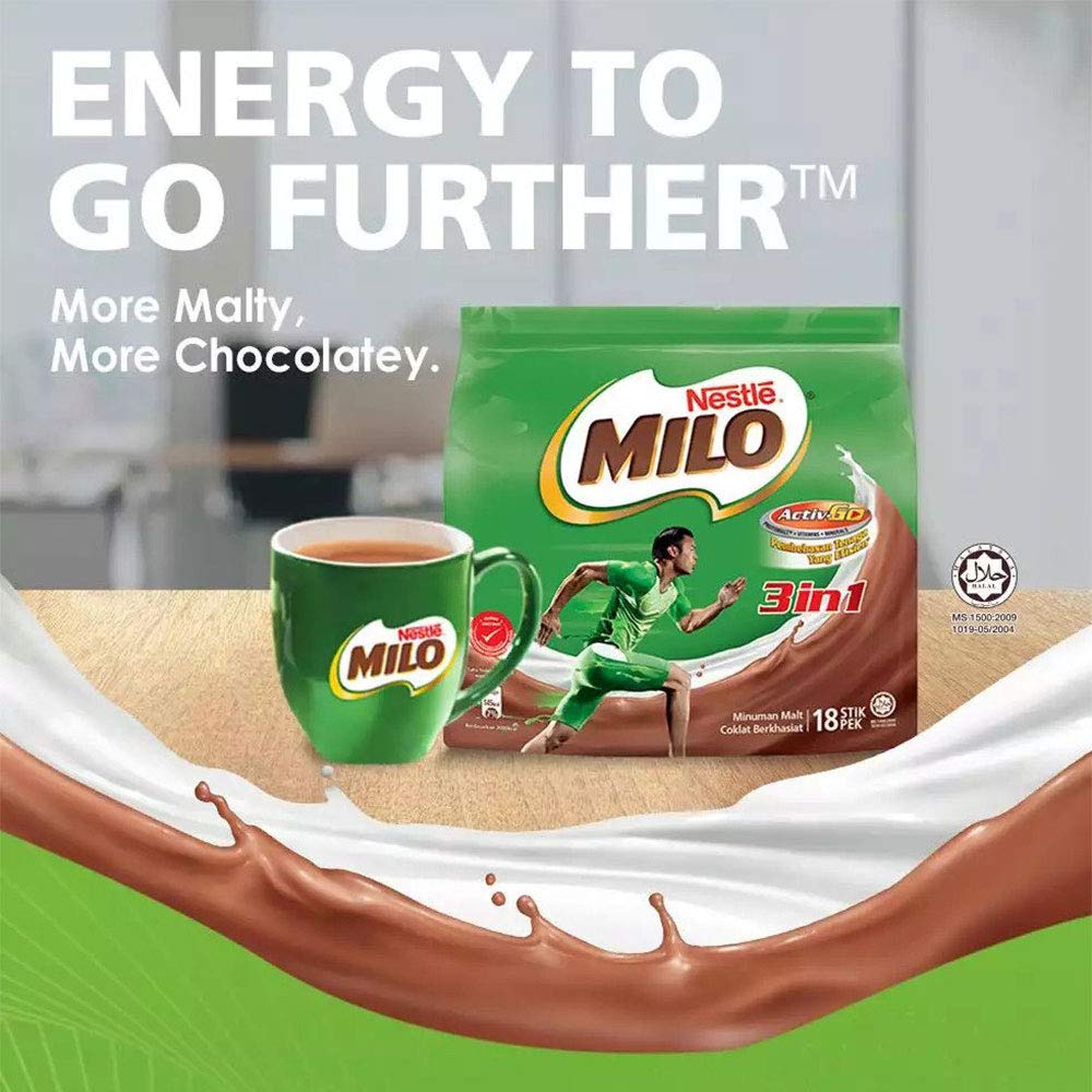 MILO 3-in-1 hot chocolate in a mug for comforting warmth.