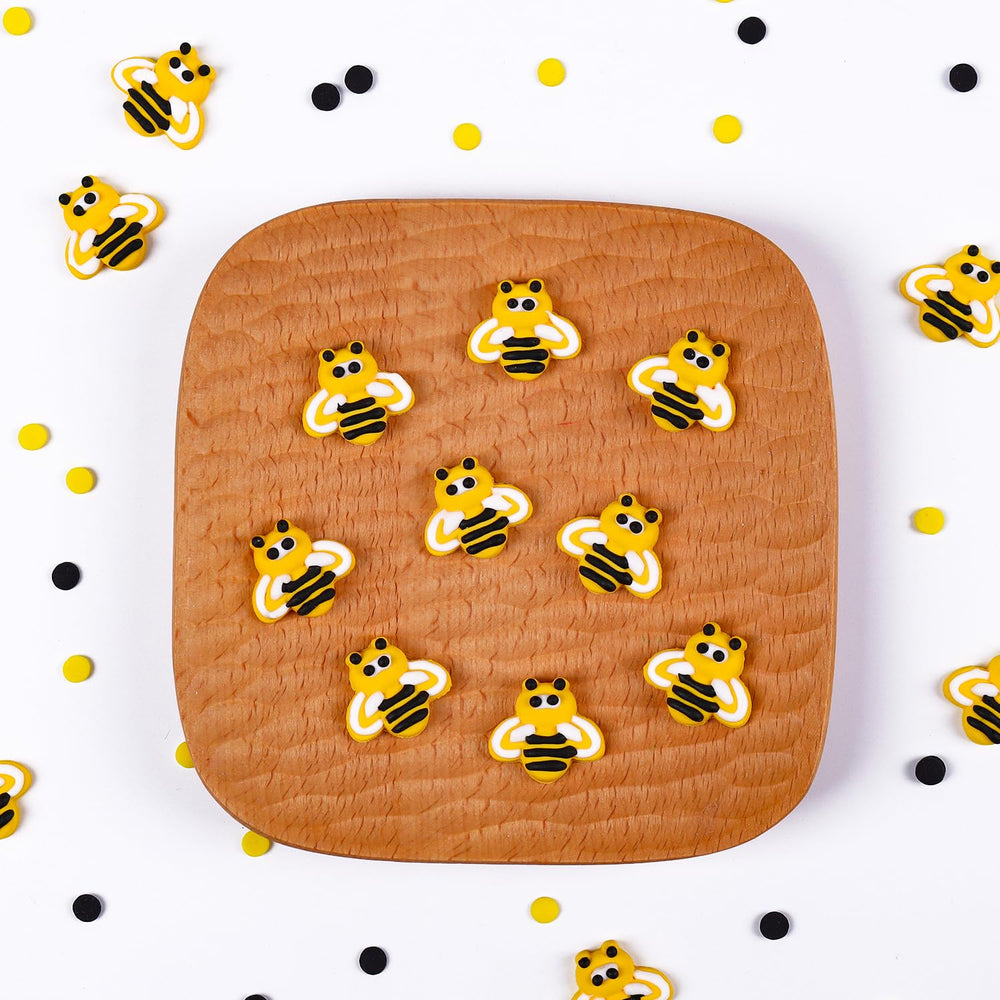 Milovin edible bees for cupcakes and ice cream, easy dessert decoration.