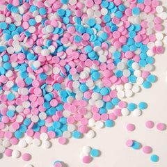 Milovin pastel confetti sprinkles ideal for baking and birthday celebrations.
