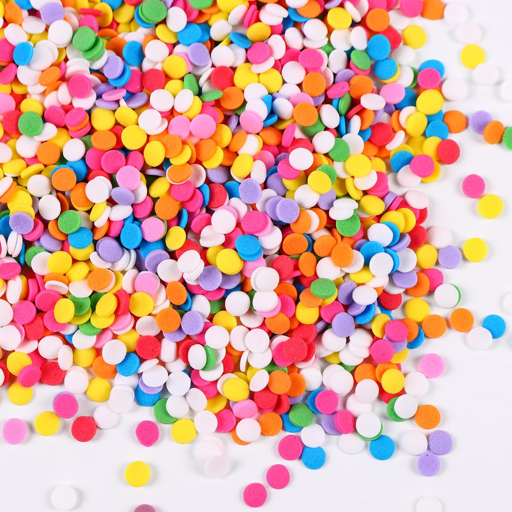 Milovin round sprinkles for cookies delivering festive flair and color
