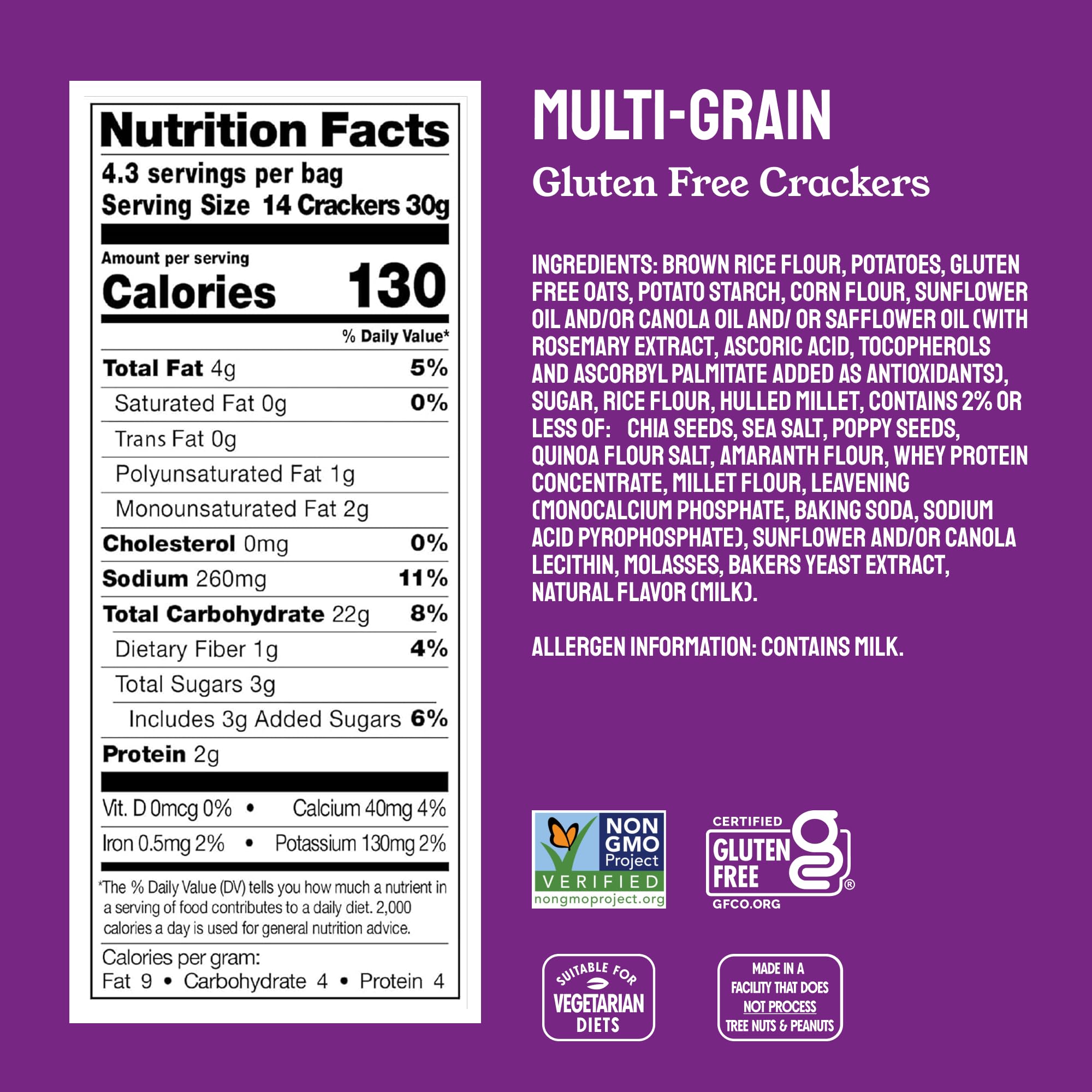 Milton's Craft Bakers Everything crackers crisp bite great with salsas and soups