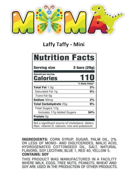 MIMA MIMA bulk Easter candy taffy pieces ideal for baskets.