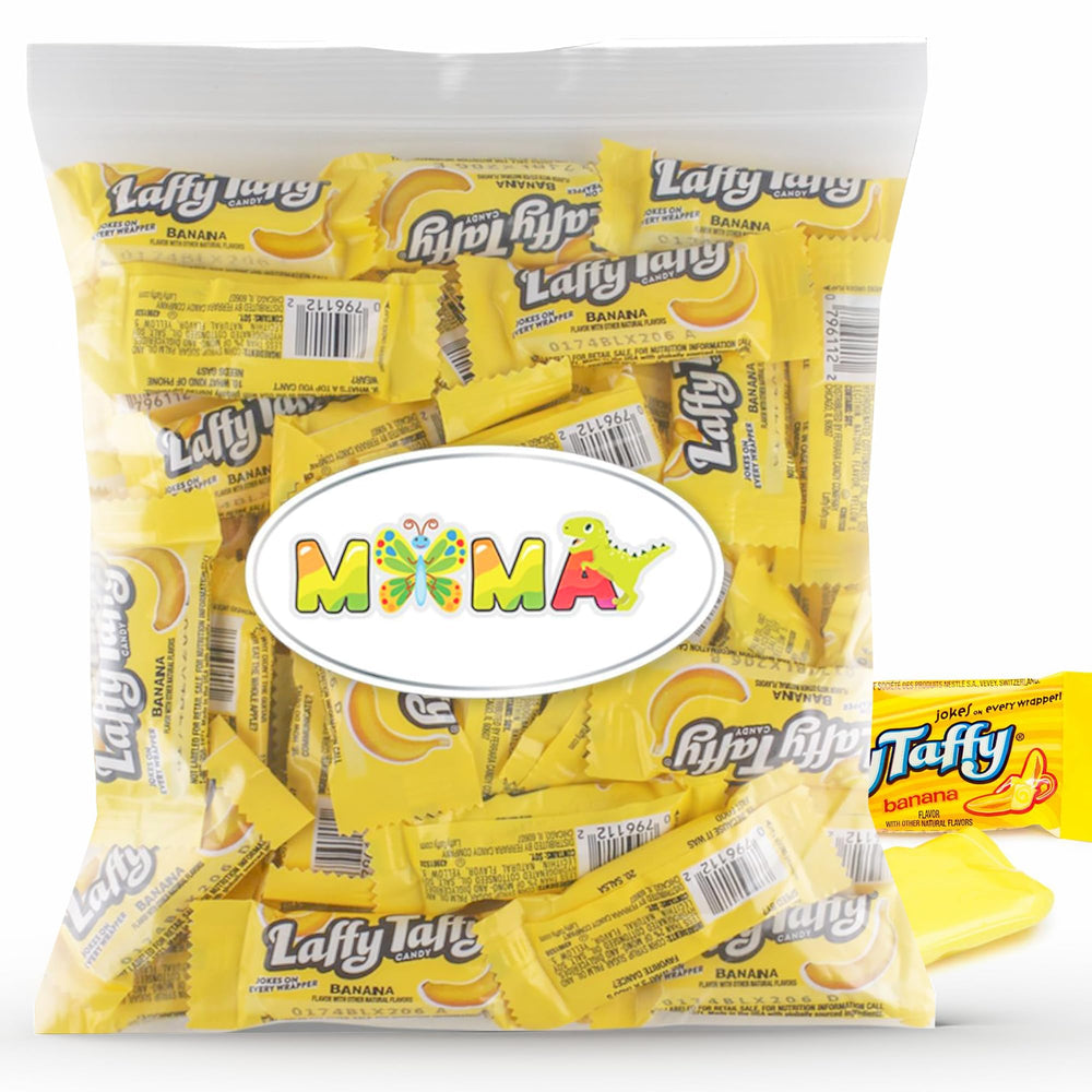 MIMA MIMA mini banana taffy wrapped bars for quick snack moments.