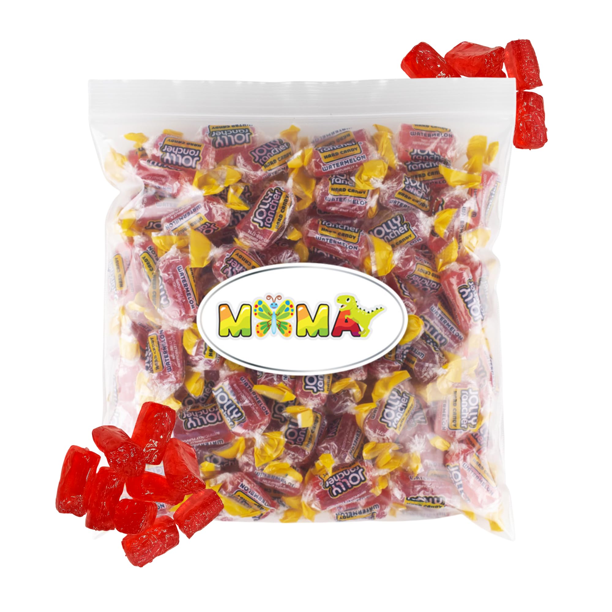 Repackaged bulk candy bag ready for gifting or stocking stuffers.
