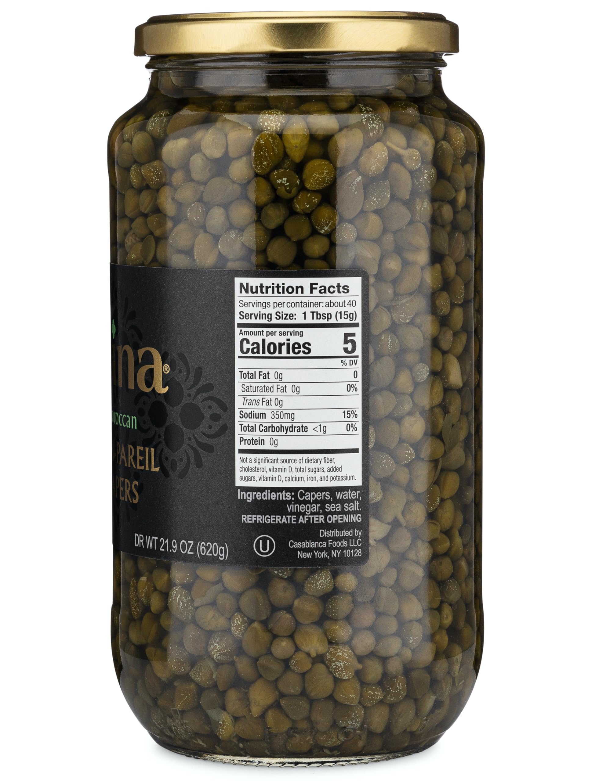 Mina Capers Non Pareil used as garnish brightening salads with Mediterranean tang