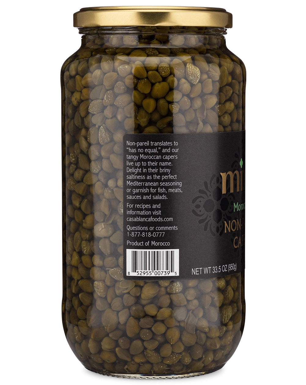 Mina Capers Non Pareil on pasta adds tangy zesty accent