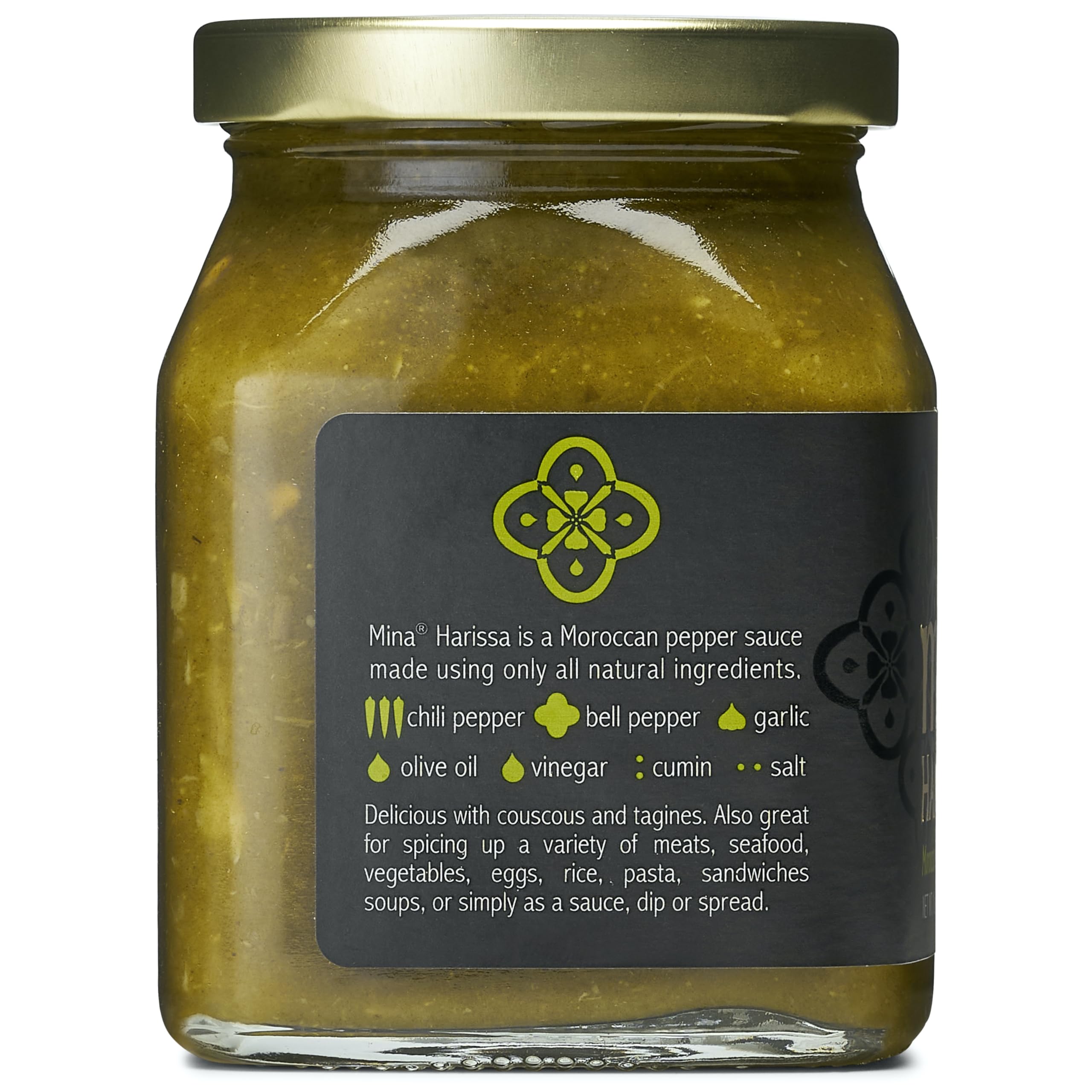 Mina Harissa ingredients showcase fresh greens and garlic for bold aroma