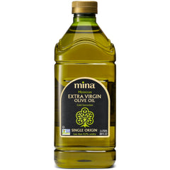 Mina Moroccan Olive Oil bottle pour showing smooth, versatile cooking in action.
