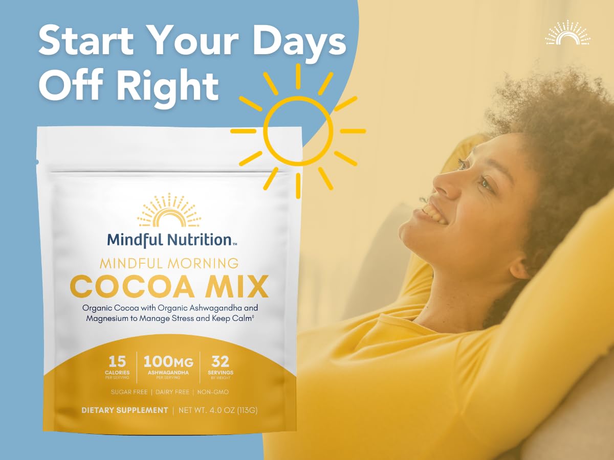 Mindful Morning dairy-free-cocoa-powder delivers premium cacao with adaptogens for balanced indulgence.