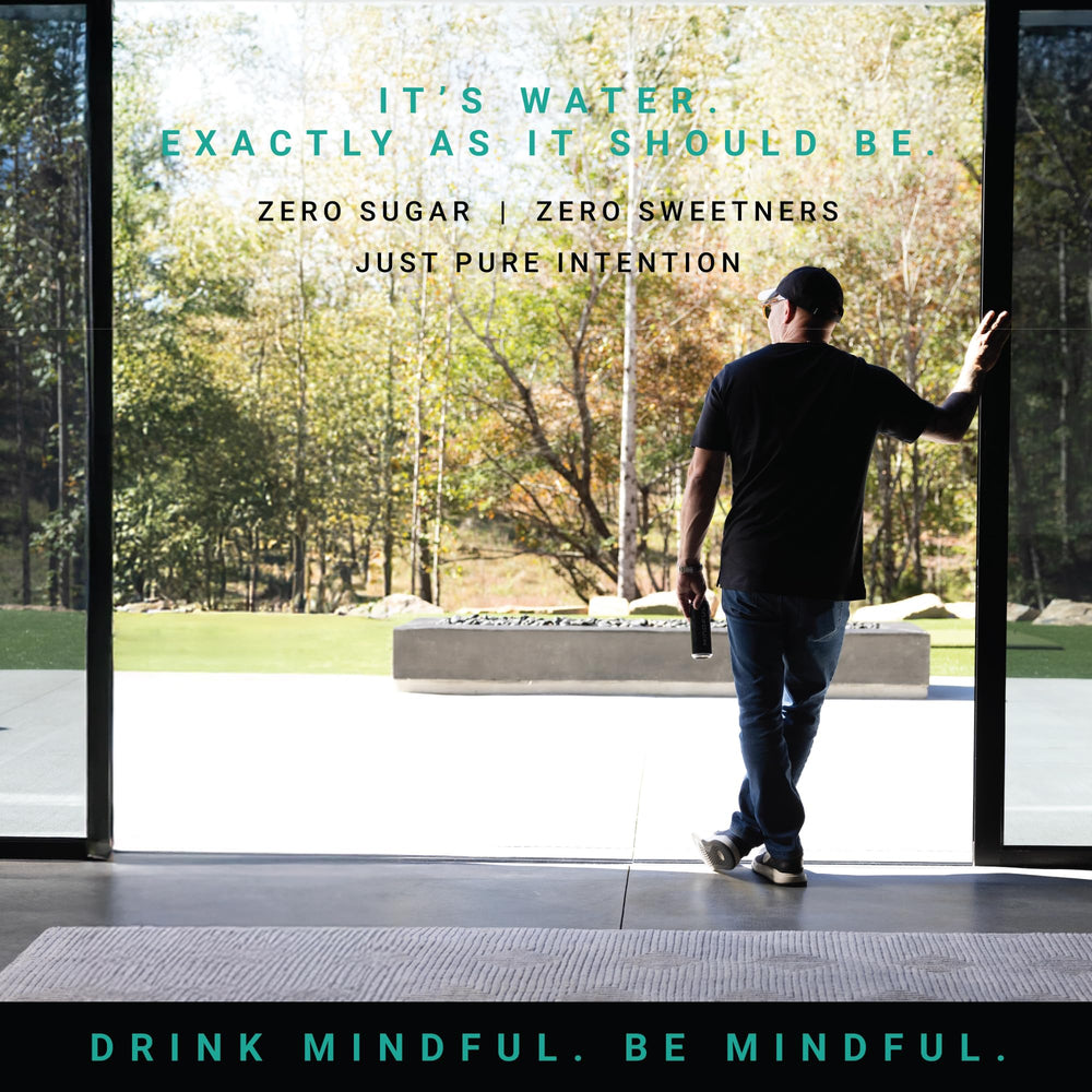MINDFUL Sparkling Water 12 oz pack shows convenient daily hydration on the go.