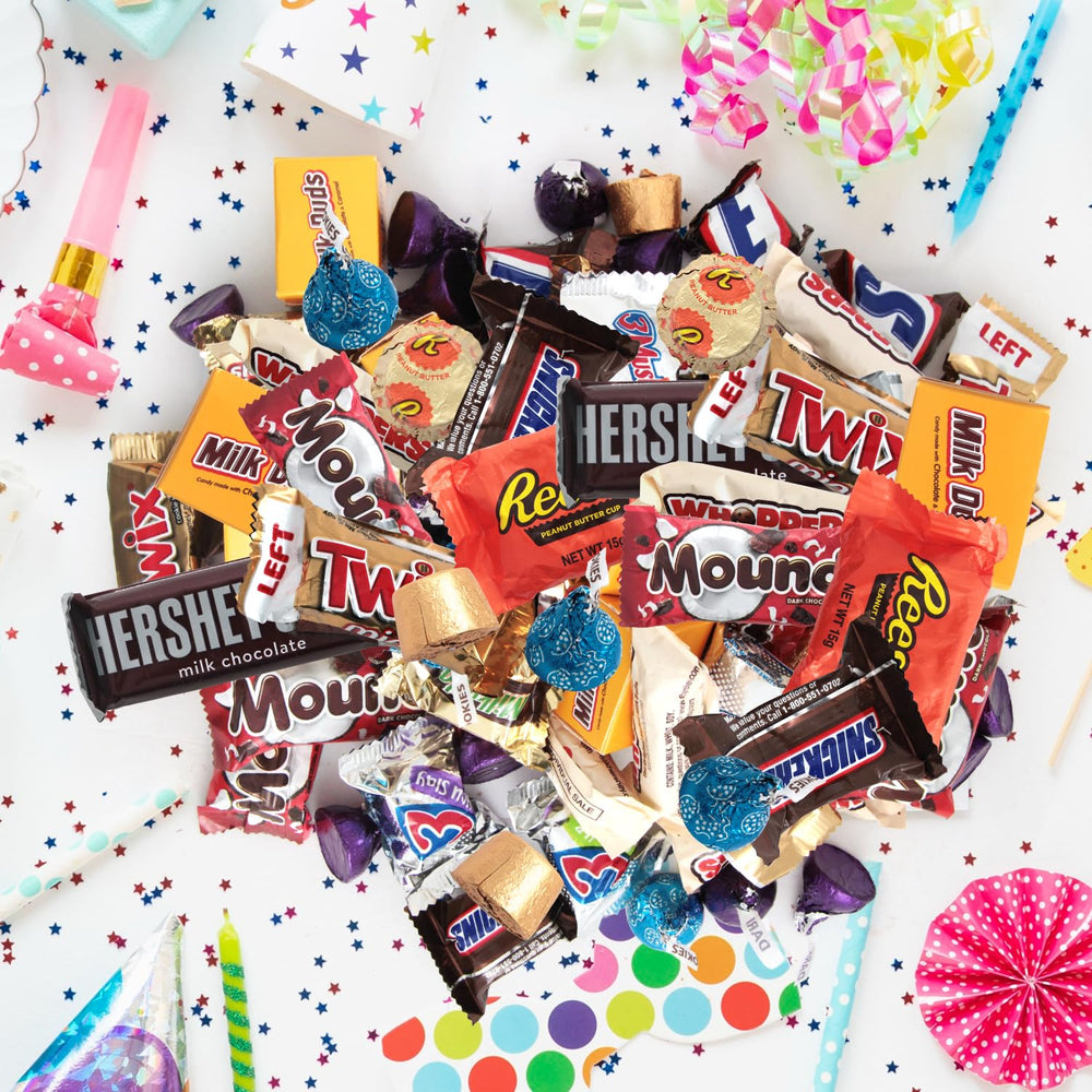 Mindy's Goodies 5lb variety pack, bulk chocolates, excellent for parties and events.