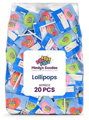 Mindy's Goodies heart lollipop cherry, ideal for sharing and gifting