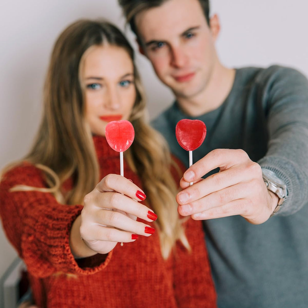 Mindy's Goodies heart lollipops for Valentine's Day gifting