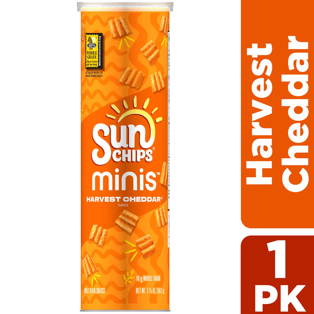Serving idea with Minis canister as on-the-go snack