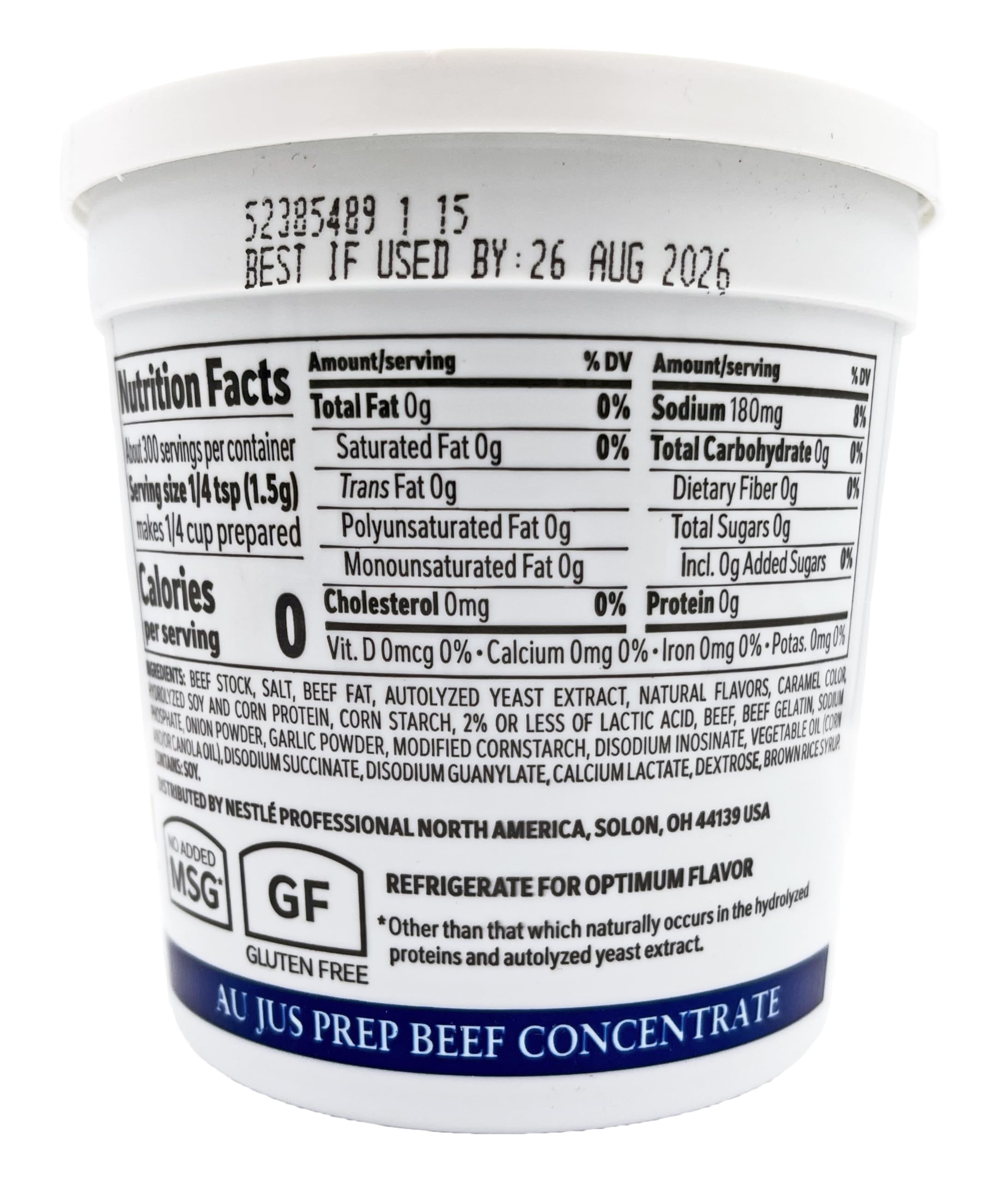 MINOR'S Au Jus concentrate pan sauce simmer enhances gravies and stews with natural beef depth.
