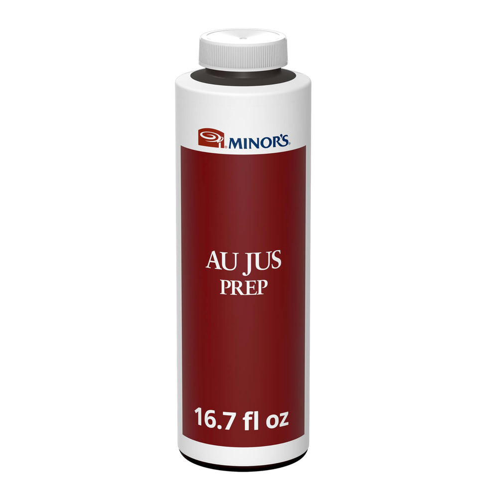 MINOR'S Au Jus Prep bottle pour shows quick, flavorful au jus for prime rib