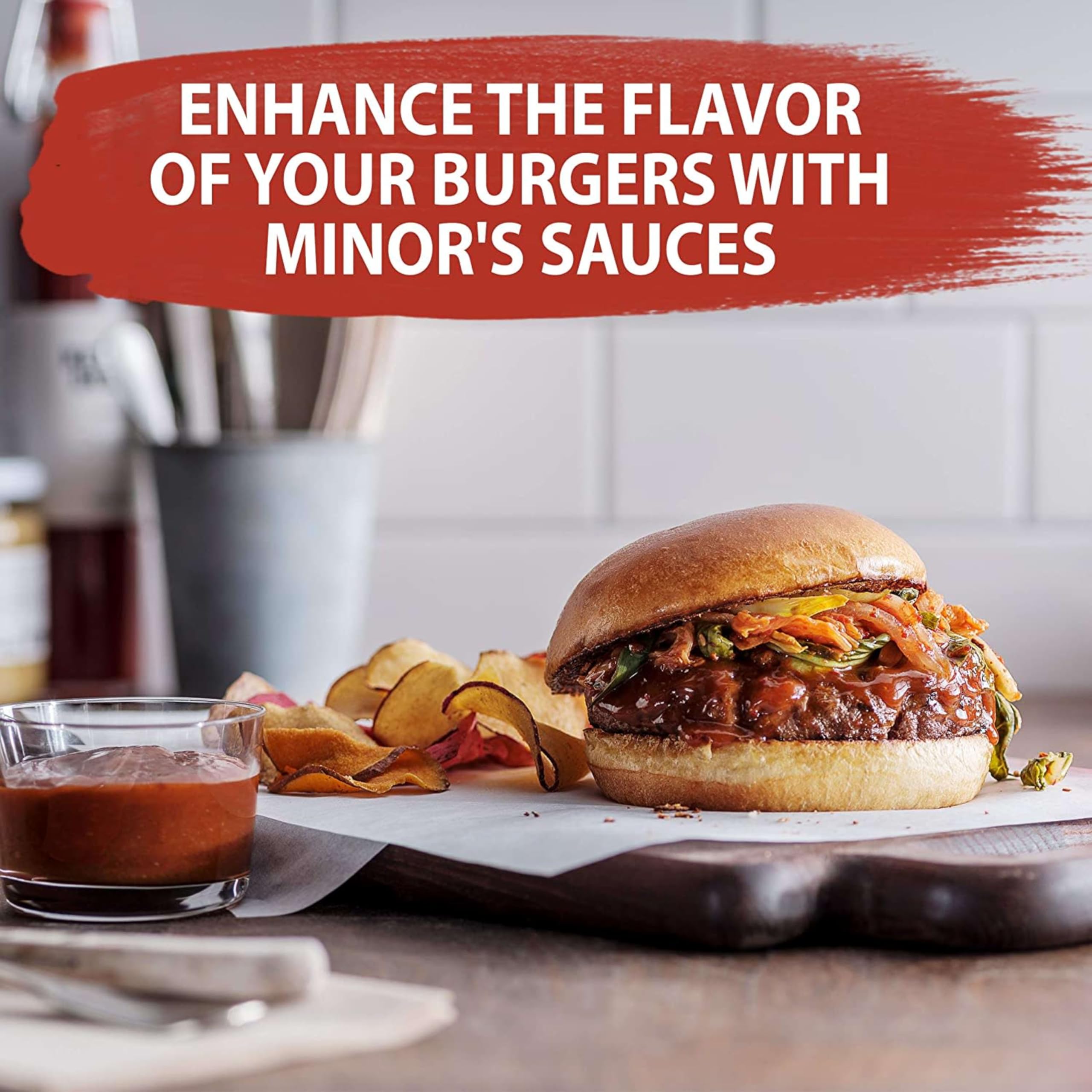 MINOR'S Bourbon Style Sauce vegetarian-friendly option to flavor vegetables.
