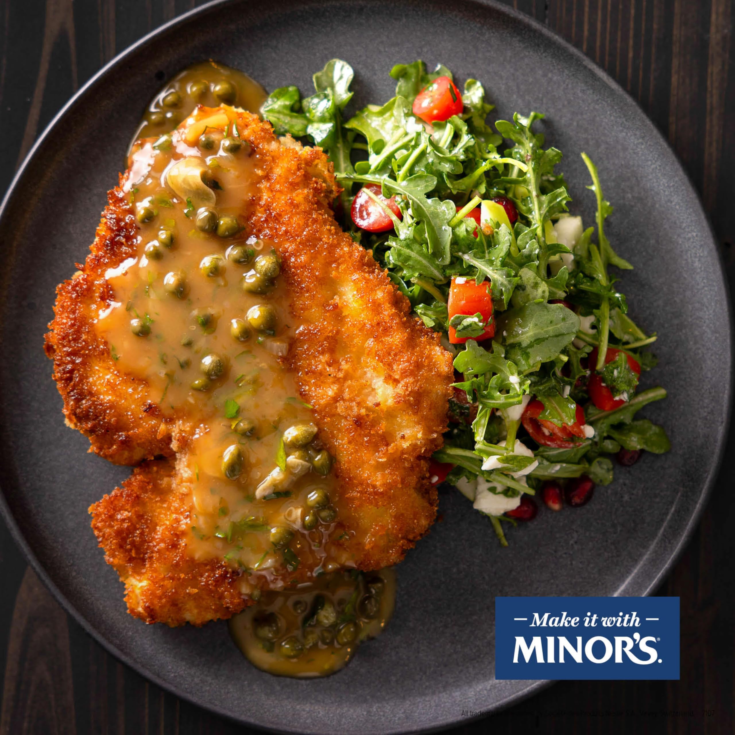 MINOR'S Chicken Base label close-up highlights no artificial flavors.