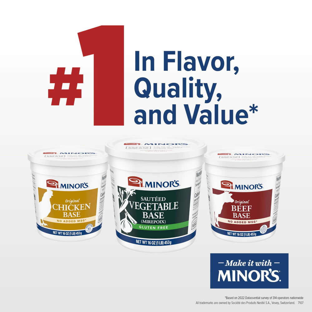 MINOR'S Mirepoix gluten-free mark signals versatile use