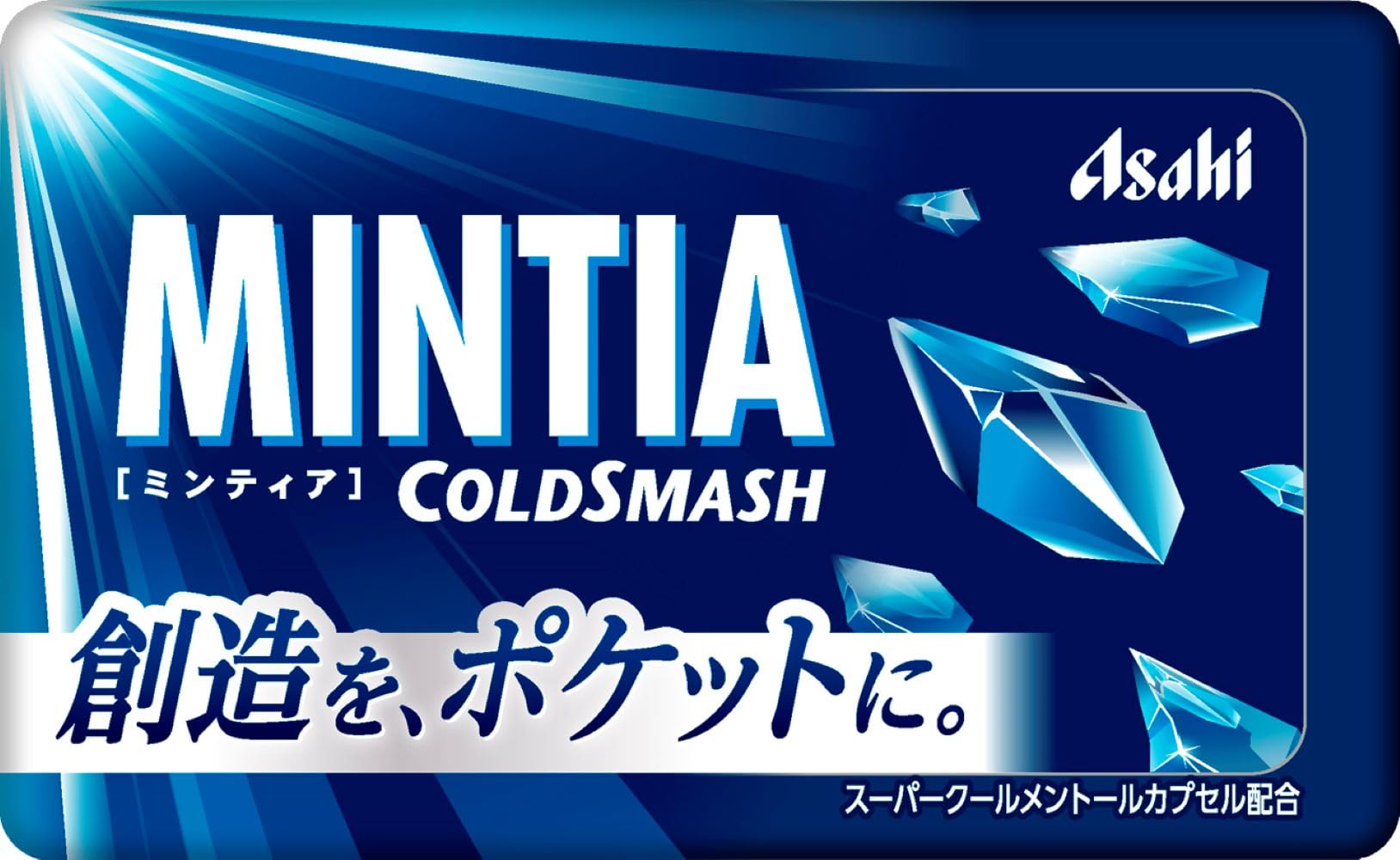 Mintia Cold Smash pack shown for on-the-go mint refresh.