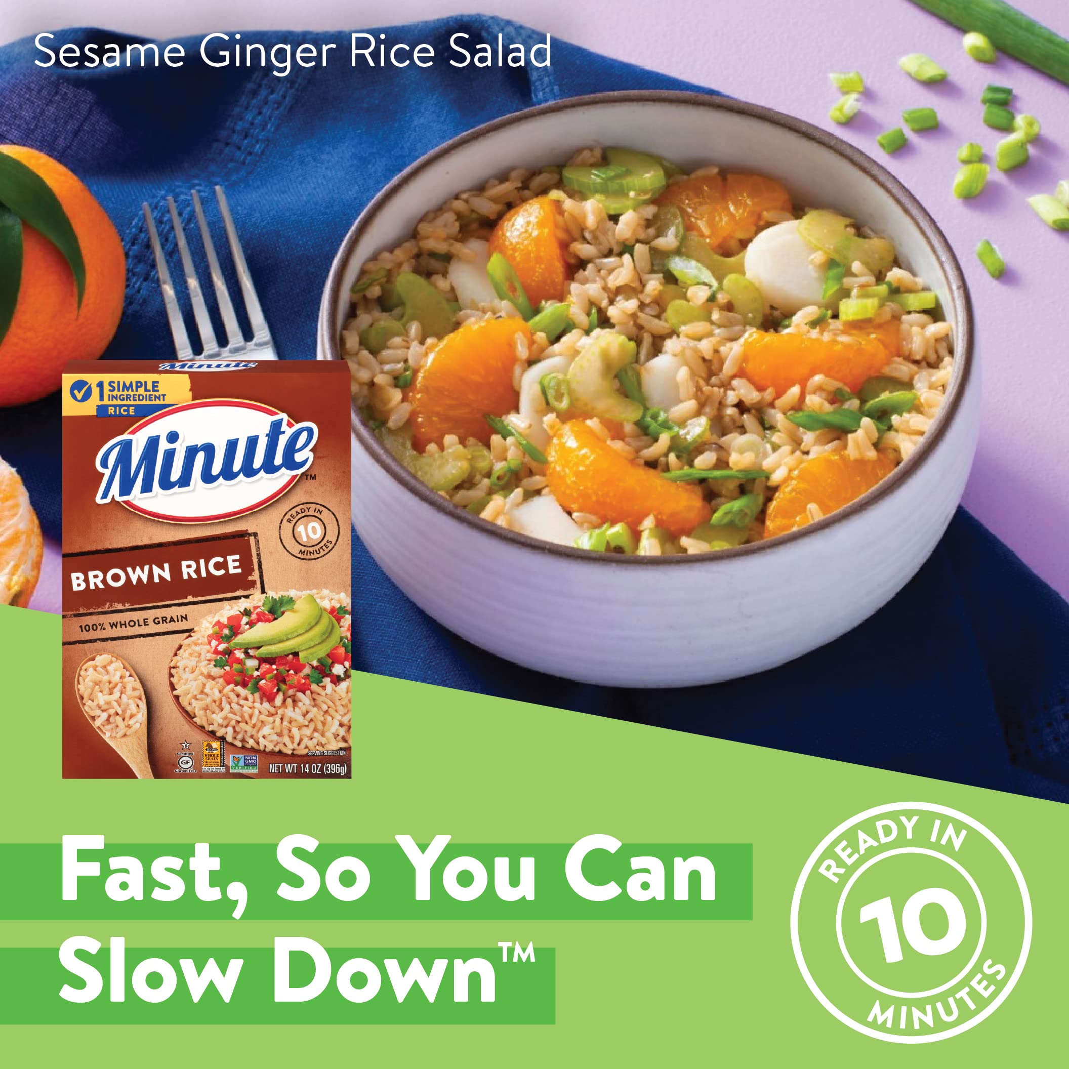 Minute Brown Rice rice pudding, creamy dessert idea