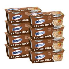 Minute Ready-to-Serve Brown Rice Cups in pack; convenient on-the-go meals.