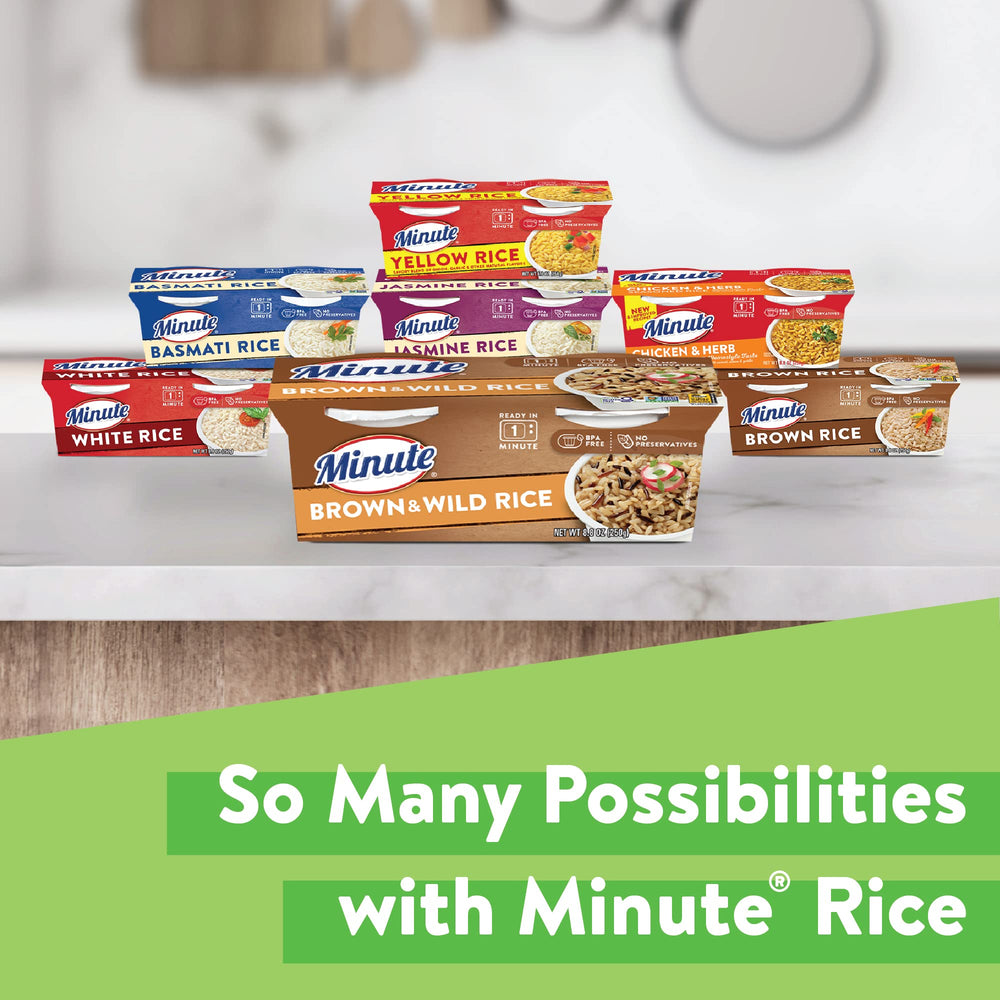 Minute Ready-to-Serve pack of eight for convenient meal planning.