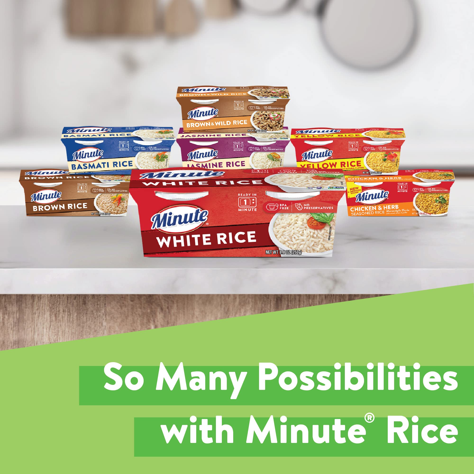 Minute rice cup in lunch bag, perfect for on-the-go meals.