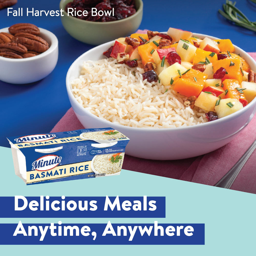 Minute rice cup pairs with curry for a flavorful dinner idea.