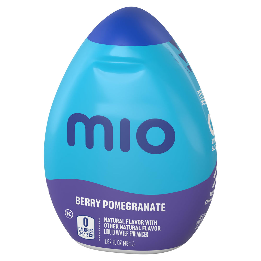Gym bag with MiO Berry Pomegranate bottle for workout hydration