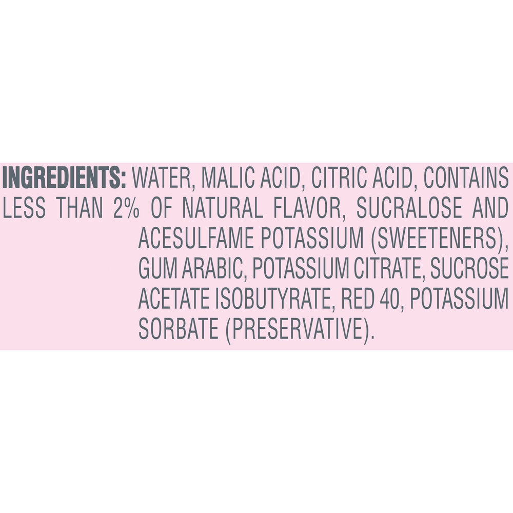 Glass of water with Mio Cranberry Raspberry for a berry twist