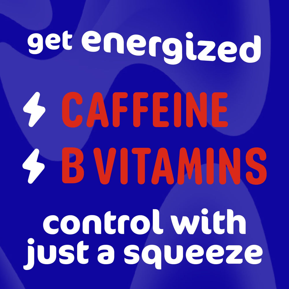 Mio Energy bottle showing 12 servings and caffeine per serving.