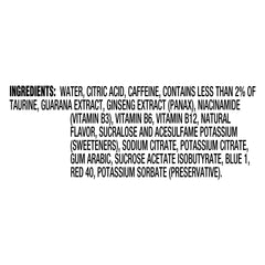 Mio Energy delivers 90 mg caffeine per serving for quick alertness