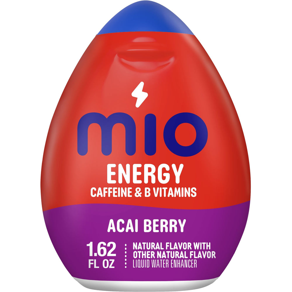 Mio Energy Acai Berry Storm bottle delivering crisp taste on the move