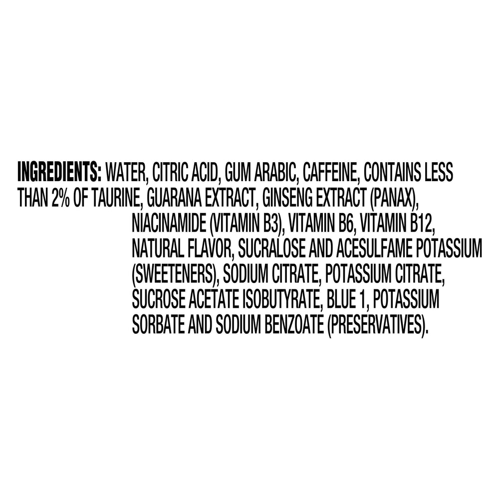 Mio Energy Wicked Blue Citrus added to water for a refreshing, zero-calorie pick-me-up.