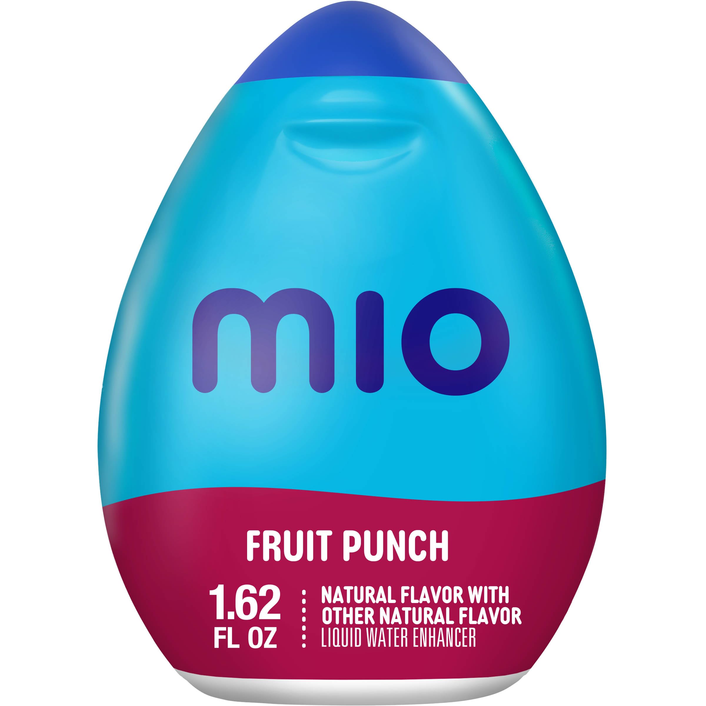 Mio Fruit Punch on-the-go use with a water bottle for quick flavor boost.