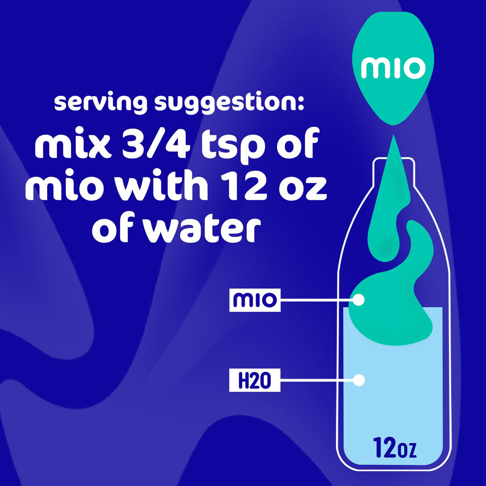 Side view of bottle showing compact size for travel