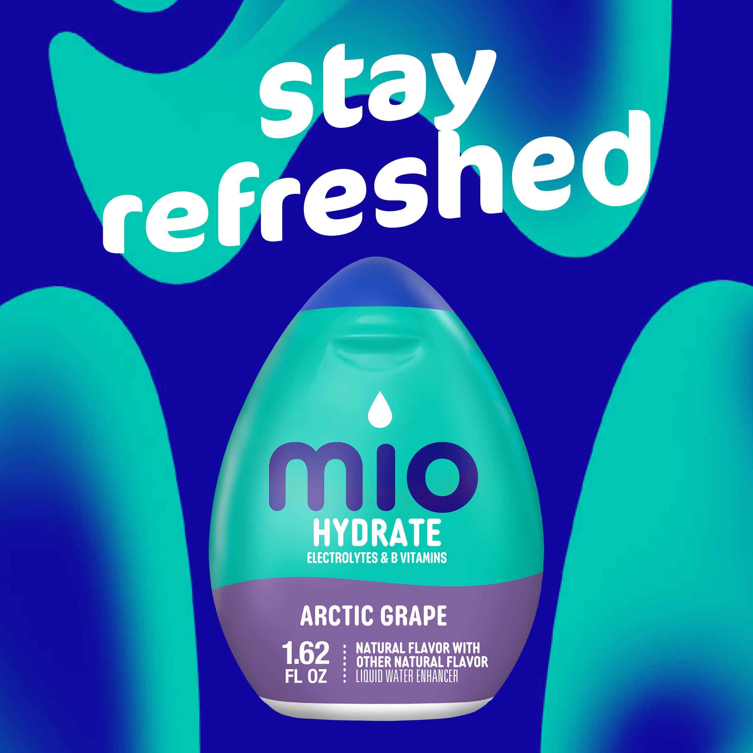 Travel-friendly mio Hydrate bottle in a purse for on the go