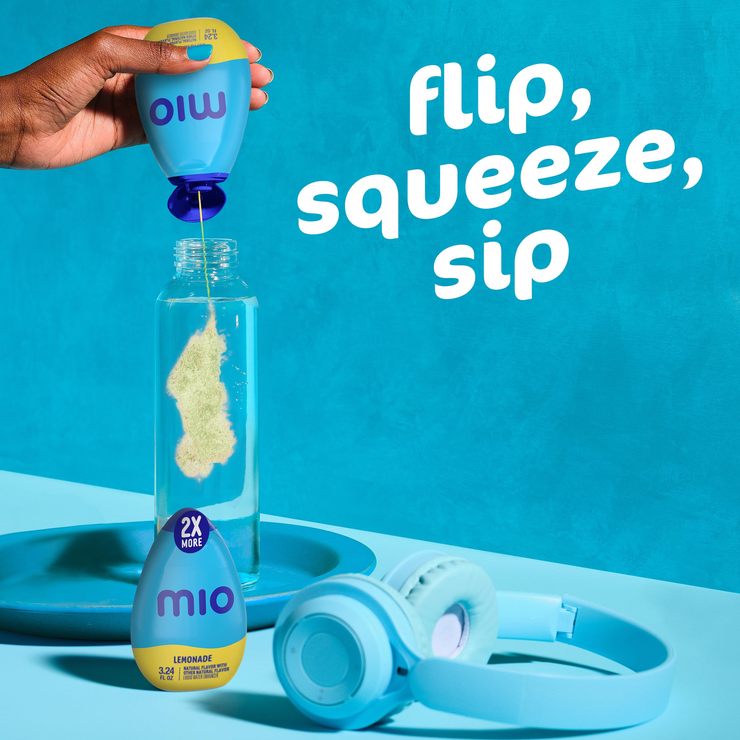 Mio Lemonade 38 servings per bottle help plan refreshment