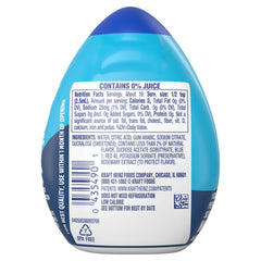 Mio Blueberry Lemonade pour illustrating quick flavor boost for water.