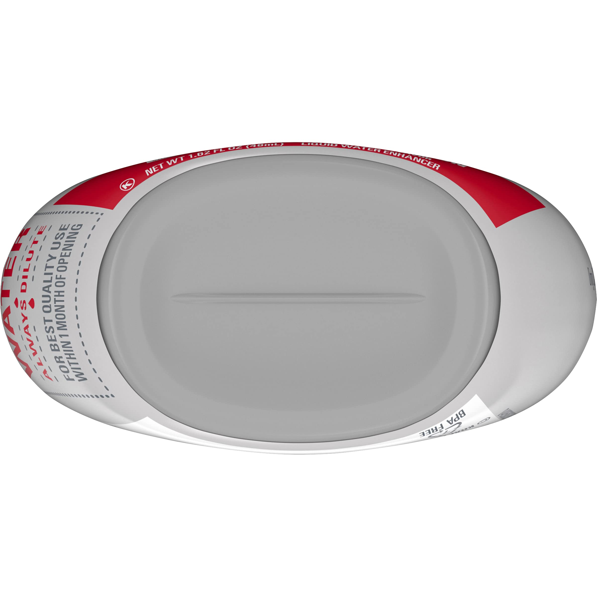 Mio liquid water enhancer on shelf display communicates easy flavor upgrade