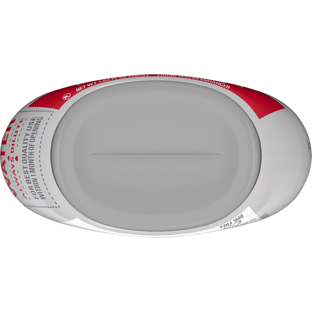 Mio liquid water enhancer on shelf display communicates easy flavor upgrade